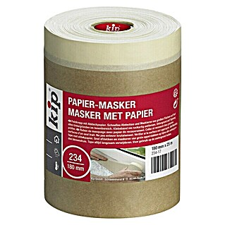 Kip Papier-Masker 234 (Rolle, 25 m x 18 cm, Einseitiger Washikleberand)