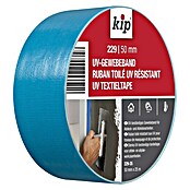 Kip UV-Gewebeband 229 (Wasserabweisend, 25 m x 50 mm x 0,3 mm, Laminiertes Polyethylen, Temperaturbeständig: Bis +40 °C)