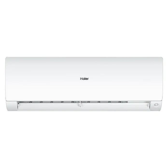 Haier Aire acondicionado Inverter Flexis-S - 5.200 W, 6.000 W, 45 m², Blanco - Primer plano de un aire acondicionado Haier, que muestra su diseño moderno y soluciones de refrigeración eficientes para su hogar.
