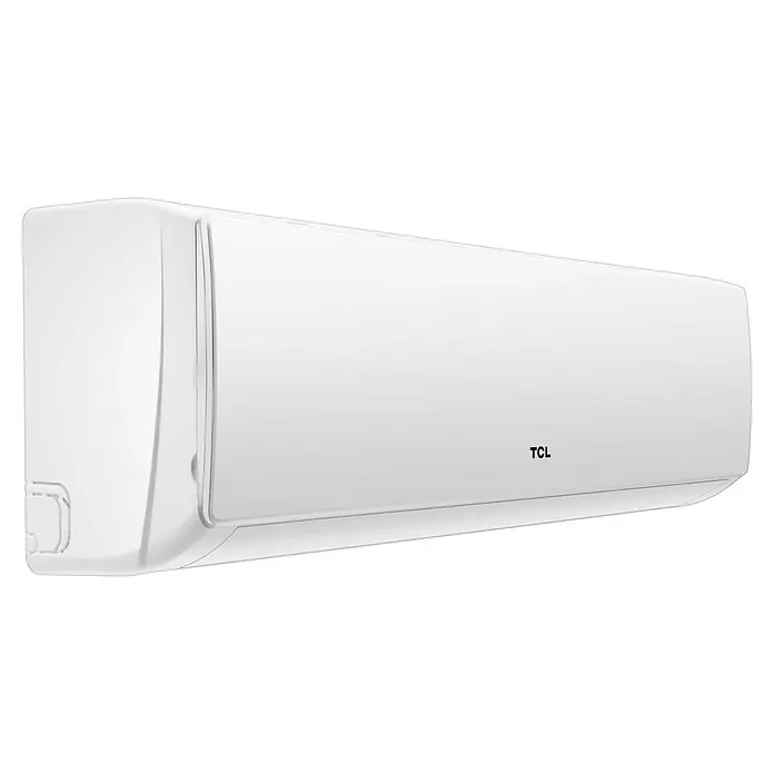 TCL Aire acondicionado Inverter Elite 12K - 3.400 W, 3.420 W, 22 m², Blanco - Un elegante aire acondicionado TCL de pared en blanco brillante, perfecto para espacios modernos y refrigeración eficiente.