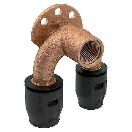Geberit Pushfit Doppel-Anschlussverschraubung