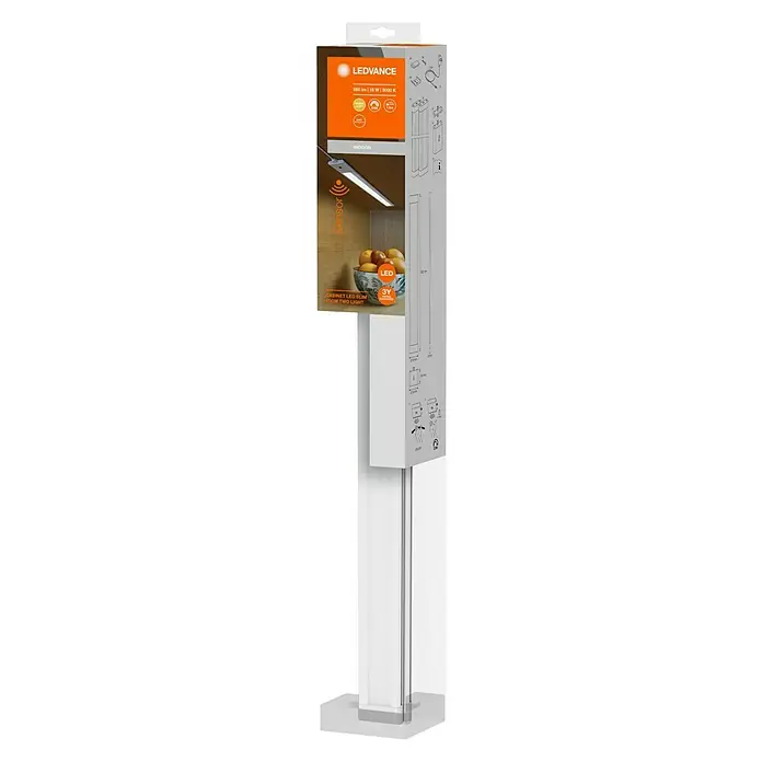 Ledvance LED-Lichtleiste Cabinet Slim - 18 W, Weiß, Länge: 50 cm, 2 Stk. - Das LEDVANCE Cabinet LED Slim Sensor Two Light ist ein schlankes und modernes Beleuchtungssystem für Schränke. Mit Bewegungssensor und einfacher Montage.