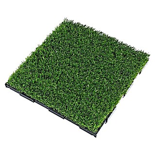 Klickfliese Gras (Grün, 30 x 30 cm, 10 Stk.)