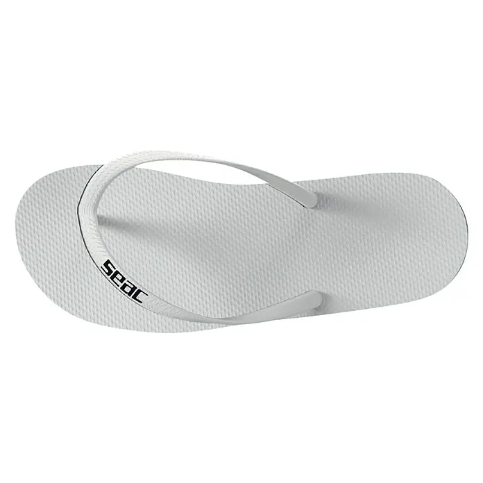 Seac Sub Chanclas de dedo Ohau - 45, Blanco - Toma de una sola chancla blanca SEAC. Ideal para la playa o la piscina, ofreciendo comodidad y estilo.
