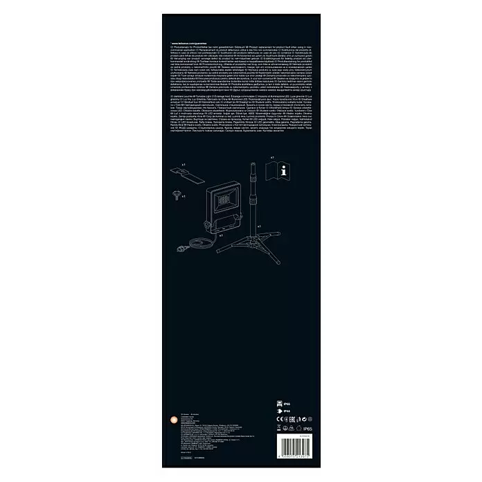 Osram LED-Arbeitsleuchte Tripod L - Lichtfarbe: Neutralweiß, IP65, 50 W - Rückansicht