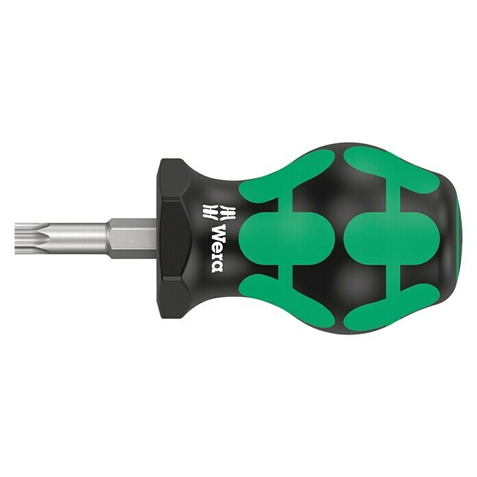 Wera Kraftform Plus Schraubendreher 367 TORX® StubbyTX 30, Klingenlänge: 25 mm Front View