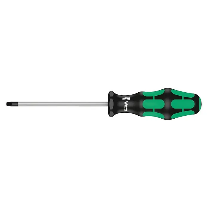 Wera Kraftform Plus Schraubendreher 367 TORX® - TX 27, Klingenlänge: 115 mm - Ein Wera Schraubendreher mit Torx-Profil, ideal für präzise Schraubarbeiten. Der ergonomische Griff sorgt für komfortablen Halt.