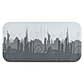 Mat voor badkuipen (35 x 71 cm, Pvc, Wit/grijs/zwart) | BAUHAUS
