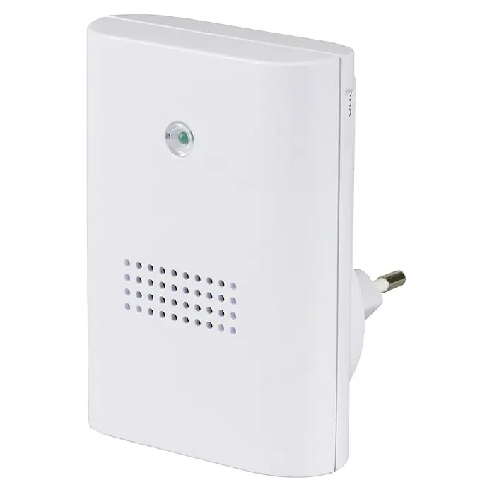 Heidemann Funkempfänger HX Plugin-In - Weiß, Reichweite ca.: 100 m, 82 dB, Eurostecker - Weißer WLAN-Repeater mit Stecker für eine verbesserte WLAN-Abdeckung im ganzen Haus. Einfache Installation und sichere Verbindung für Ihre Geräte.
