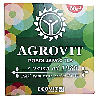 Gnojivo za organsko voće i povrće Agrovit (3 kg, Sadržaj je dovoljan za: 60 m²)