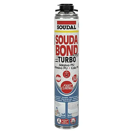 Soudal  Espuma para pistola Soudabond Turbo