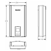 Thermoflow Doorstroomverwarmer (18/21/24 kW, 7/8,2/9,3 l/min bij 35 °C, Elektronisch)