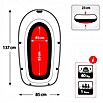 Intex Bote hinchable Explorer Pro 50 (L x An x Al: 137 x 85 x 23 cm, Apto para: 1 persona, Carga útil: 40 kg) | BAUHAUS