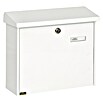 Burg-Wächter Briefkasten Comfort 913 (Stahlblech, 380 x 148 x 340 mm, Weiß, Format Einwurf: DIN C4, 332 x 32 mm)