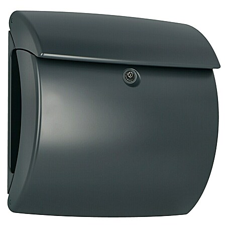 Burg-Wächter Wandbriefkasten Pearl 886 (L x B x H: 17,8 x 38 x 40 cm, Granit, Kunststoff, Zeitungsfach)