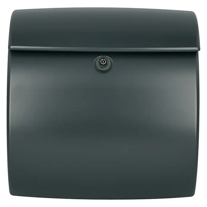 Burg-Wächter Wandbriefkasten Pearl 886 - L x B x H: 17,8 x 38 x 40 cm, Granit, Kunststoff, Zeitungsfach - Grauer Briefkasten mit Schloss. Der perfekte Briefkasten für Ihre Post, der Sicherheit und Stil vereint.