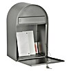 Burg-Wächter Briefkasten Nordic 3680 (Format Einwurf: DIN C4, 242 x 33 mm, Edelstahl)