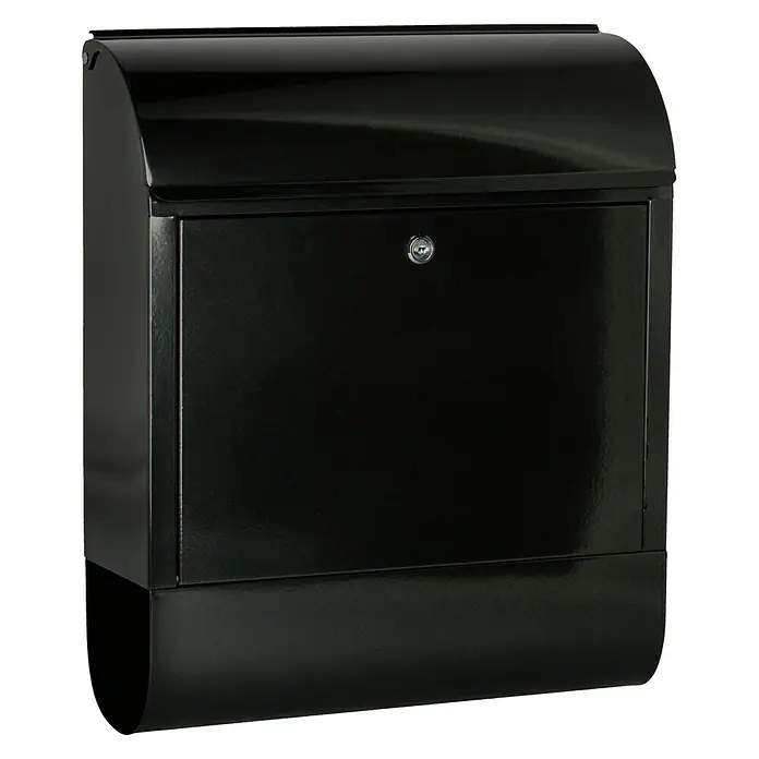 Burg-Wächter Wandbriefkasten Scandic - L x B x H: 12,5 x 38 x 46 cm, Schwarz, Stahl, Zeitungsfach - Dieser Briefkasten in Schwarz ist eine elegante und sichere Option für den Empfang Ihrer Post. Das schlichte Design passt zu jedem Haus.