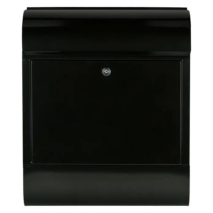 Burg-Wächter Wandbriefkasten Scandic - L x B x H: 12,5 x 38 x 46 cm, Schwarz, Stahl, Zeitungsfach - Eine elegante schwarze Briefkastenanlage, die Stil und Funktionalität vereint. Ideal für den Eingangsbereich und wetterfest.