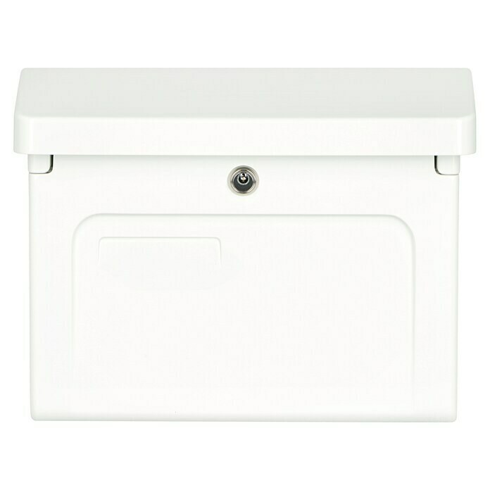 Burg-Wächter Briefkasten (L x B x H: 305 x 160 x 415 mm, Kunststoff, Weiß, Format Einwurf: DIN C4, 325 x 33 mm)