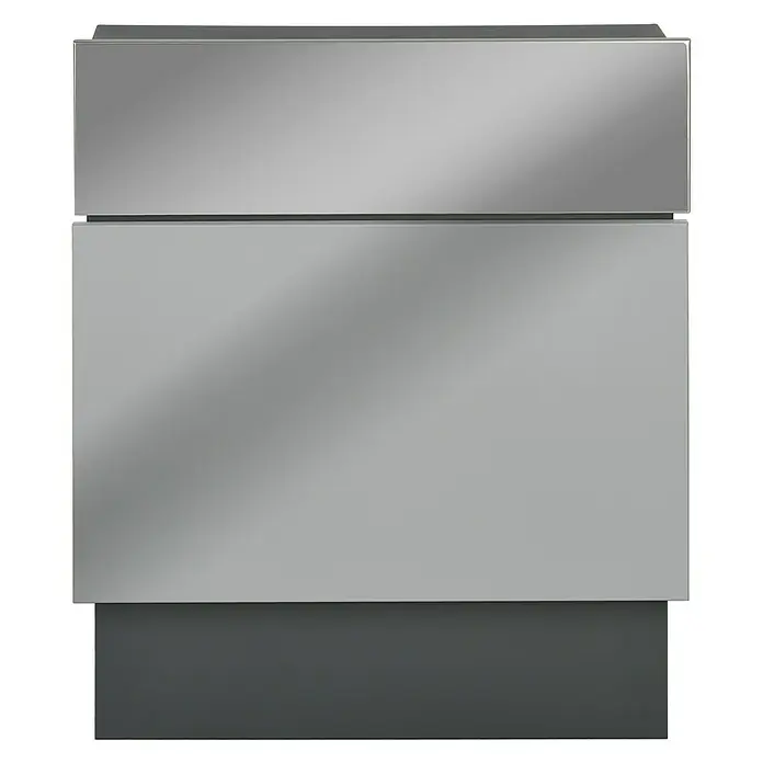 Portaferm Wandbriefkasten Quintus - L x B x H: 14,5 x 39,5 x 48 cm, Silber, Stahl, Zeitungsfach - Ein freistehender Geschirrspüler mit Edelstahloberfläche und modernem Design. Er bietet effiziente Reinigungsleistung und fügt sich nahtlos in jede Küche ein.
