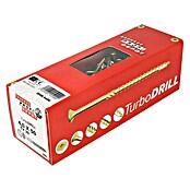 Profi Depot Mehrzweck-Schraube Turbo Drill (Ø x L: 4 x 50 mm, TX für TORX-Antriebe, Senkkopf, 200 Stk.)