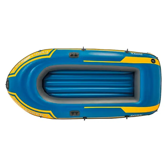 Intex Bote hinchable Challenger 2 - L x An x Al: 2,36 x 1,14 x 0,41 m, Apto para: 2 personas, Carga útil: 200 kg - Bote inflable azul Intex Challenger 3 para ocio y aventura en el agua, perfecto para relajarse y divertirse.