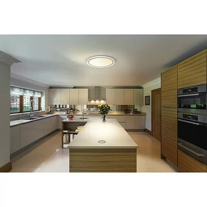Ledvance Smart+ WiFi LED-Deckenleuchte rund Ceiling Plate24 W, Ø x H: 430 x 70 mm, Weiß