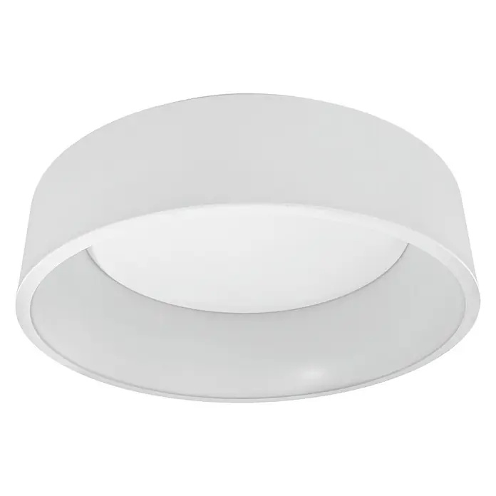 Ledvance Smart+ WiFi LED-Deckenleuchte rund Cylinder - 24 W, Ø x H: 450 x 134 mm, Weiß - Weisse, runde Deckenleuchte. Modernes Design für eine angenehme Beleuchtung in jedem Raum. Ideal für Wohnzimmer, Schlafzimmer oder Flur.