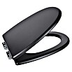 WC-SITZ MISTRAL SCHWARZ MDF M.ABSENKAUT.