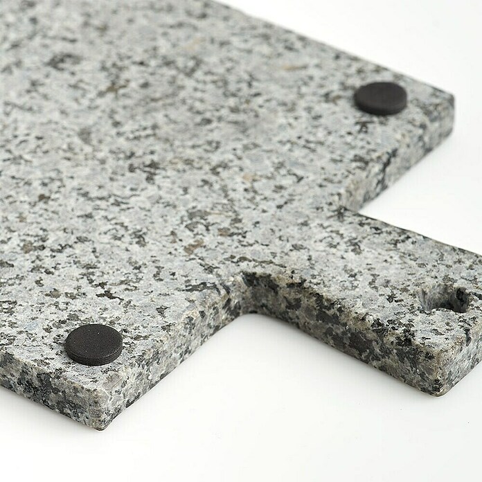 Zeller Servierplatte Granit mit Griff