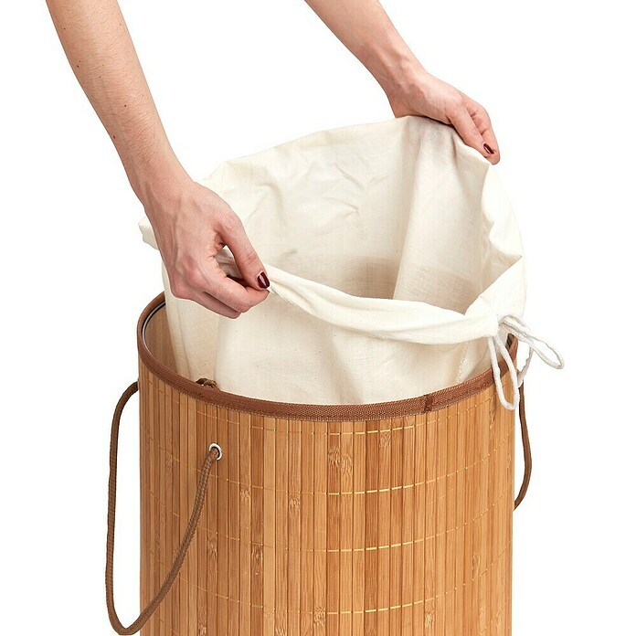 Zeller Wäschesammler Bamboo 