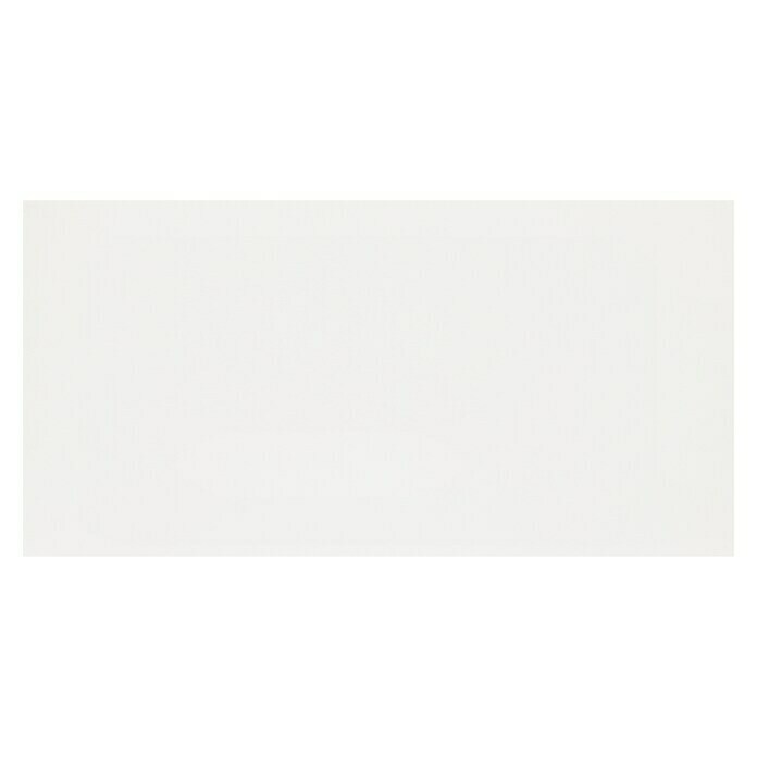 Wandfliese (30 x 60 cm, Weiß, Matt)