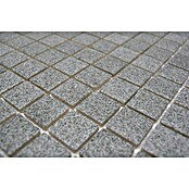 Mosaikfliese Quadrat AT 900 (33 x 30,2 cm, Grau, Matt)