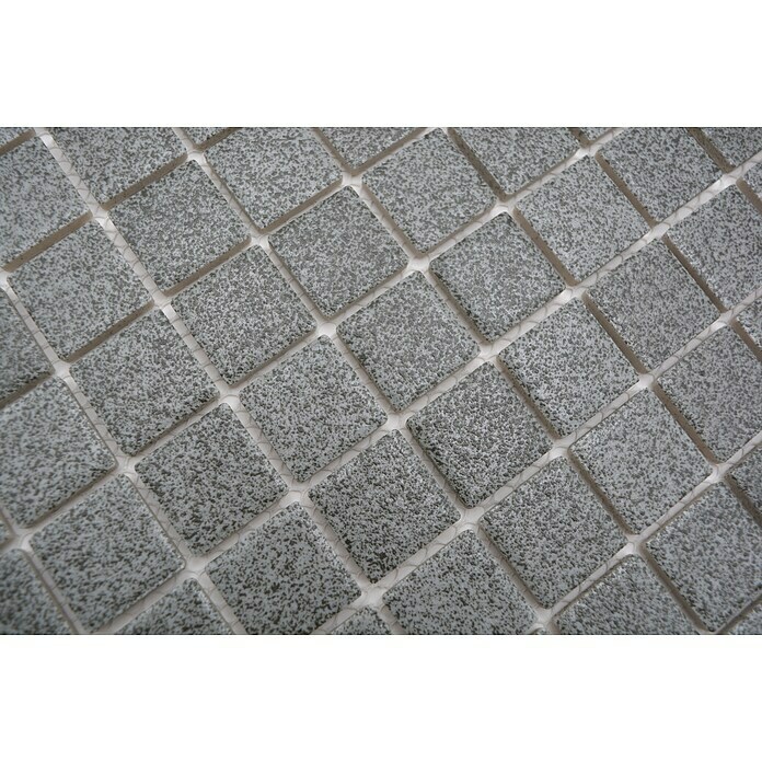 Mozaik pločica (33 x 30,2 cm, Siva, Mat)