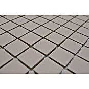 Mosaikfliese Quadrat Uni CU 040 (32,7 x 30,2 cm, Beige, Matt)