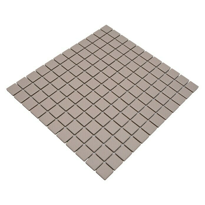 Mosaikfliese Quadrat Uni CU 040 (32,7 x 30,2 cm, Beige, Matt)