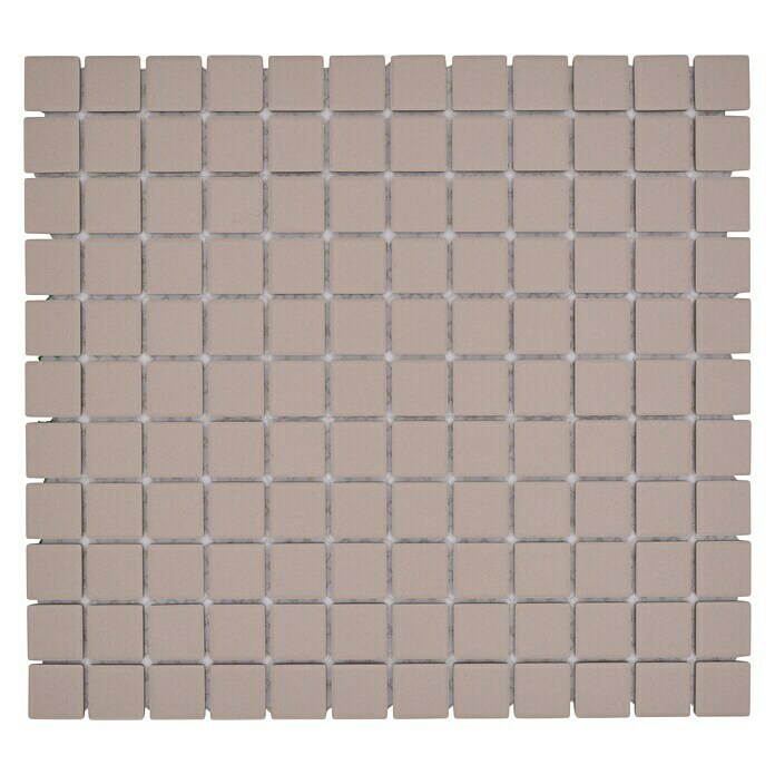 Mosaikfliese Quadrat Uni CU 040 (32,7 x 30,2 cm, Beige, Matt)