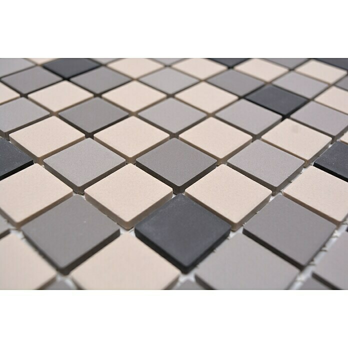 Mosaikfliese Quadrat Mix CU 010 (32,7 x 30,2 cm, Beige, Matt)