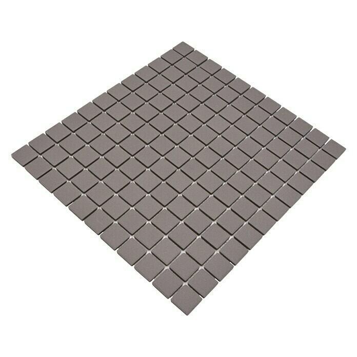 Mosaikfliese Quadrat Uni CU 030 (32,7 x 30,2 cm, Grau, Matt)