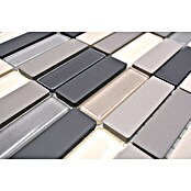 Mosaikfliese Stäbchen Mix CU ST G61 (29,7 x 29 cm, Beige/Grau, Matt)