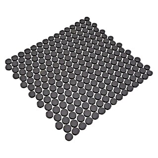 Mozaik pločica Knopf Uni CU K289 (31,5 x 29,4 cm, Crne boje, Mat)