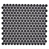 Mozaik pločica Knopf Uni CU K289  (31,5 x 29,4 cm, Crne boje, Mat) | BAUHAUS