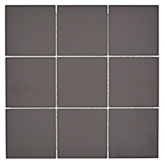 Mosaikfliese Quadrat Uni CU 952 (29,8 x 29,8 cm, Braun, Matt)