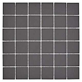 Mosaikfliese Quadrat Uni CU 253 (29,8 x 29,8 cm, Braun, Matt)