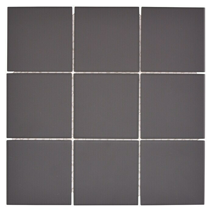 Mosaikfliese Quadrat Uni CU 922 (29,8 x 29,8 cm, Schwarz, Matt)