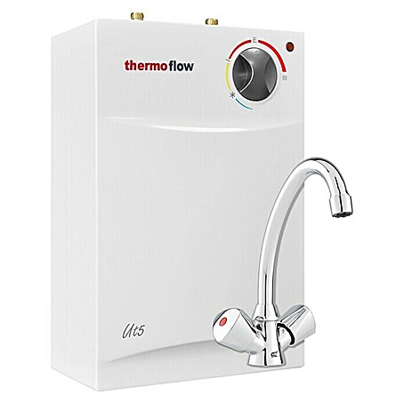 Thermoflow Untertischspeicher UT 5 mit Armatur (Mit Armatur, 5 l, 2.000 W)
