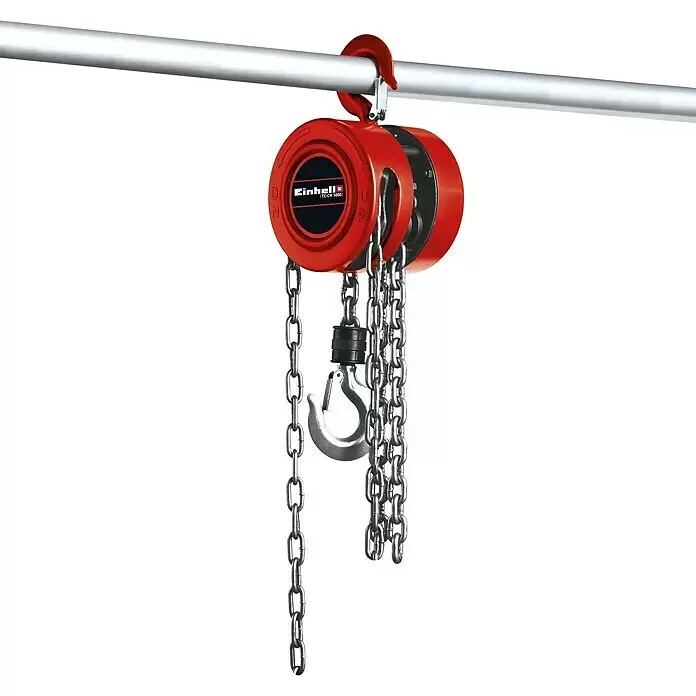 Einhell Flaschenzug - Tragkraft: 1.000 kg, Sicherheitsbügel - Detailaufnahme