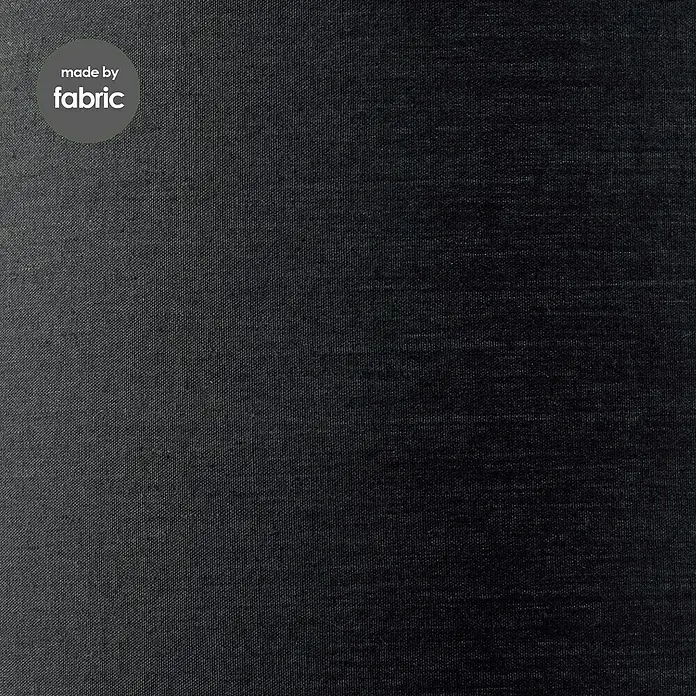 Home Sweet Home Lampenschirm Largo - Ø x H: 30 x 17 cm, Night Black, Stoff, Rund - Nahaufnahme eines eleganten, schwarzen Stoffes mit feiner Textur, ideal für anspruchsvolle Designprojekte.