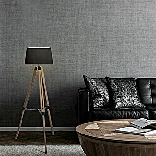 Home Sweet Home Lampenschirm Largo (L x B x H: 19 x 35 x 19 cm, Night Black, Stoff, Eckig)